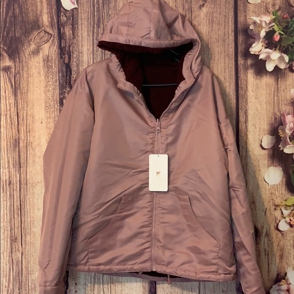 Fabletics reversible Cher Polar Sherpa  jacket - Picture 13 of 16